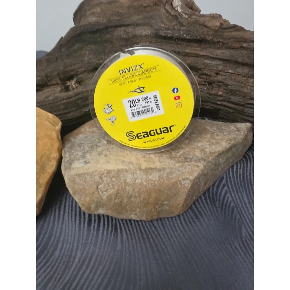 Seaguar Invizx 100% Fluorocarbon Fishing Line 20lb 200 Yards